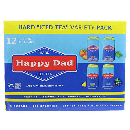 Happy Dad Half & Half Hard Iced Tea Variety - 12 Pack - Beer Shop Store