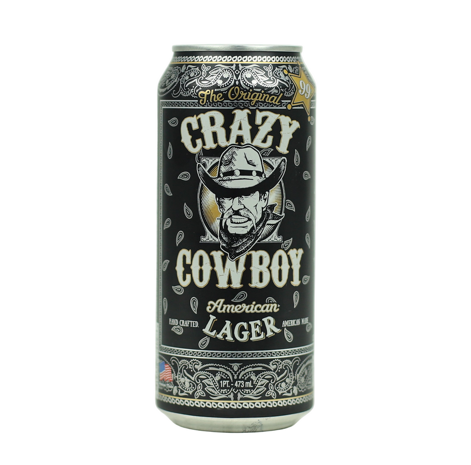 The Original Crazy Cowboy American Lager