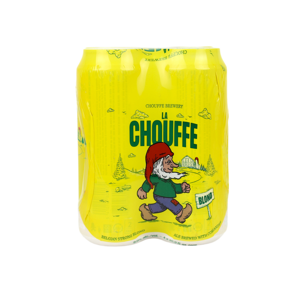 La Chouffe Blonde Ale Brewed with Coriander 4-Pack