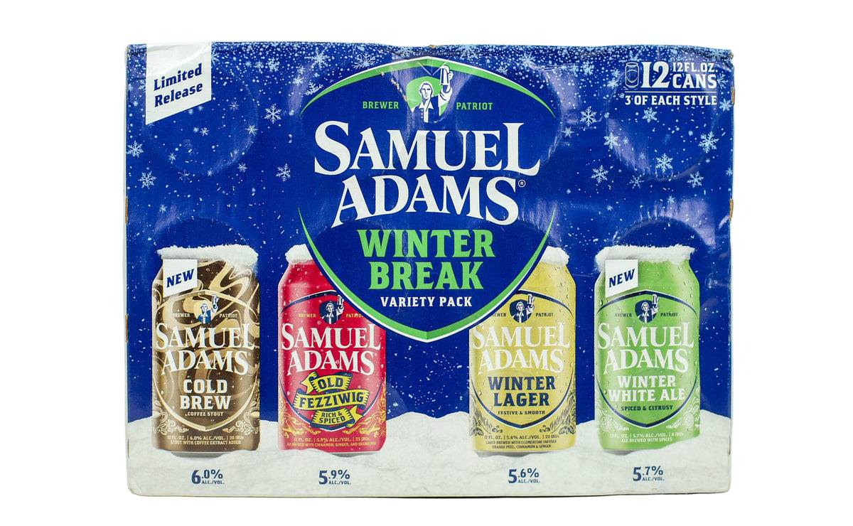 Samuel Adams Winter Break Seasonal Variety Pack - Beer Shop Store