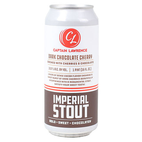 Captain Lawrence Dark Chocolate Cherry Imperial Stout - Beer Shop Store