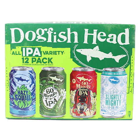 Dogfish Head All IPA Variety 12-Pack - Beer Shop Store