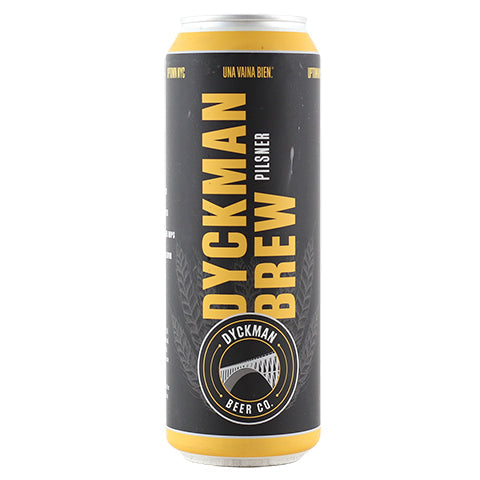 Dyckman Brew Pilsner - Beer Shop Store