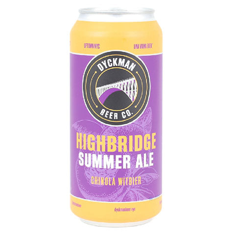 Dyckman Highbridge Summer Ale Chinola Witbier - Beer Shop Store