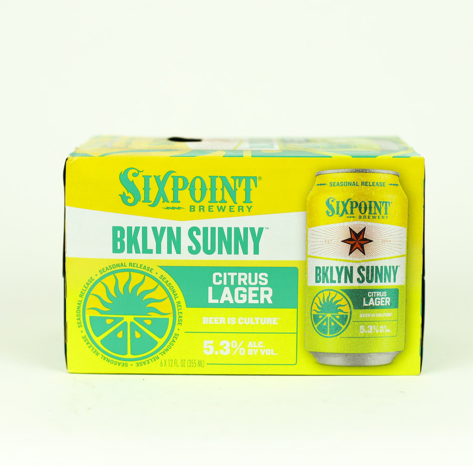 Sixpoint Bklyn Sunny Citrus Lager 6-Pack