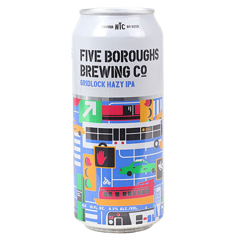 Five Boroughs Gridlock Hazy IPA - Beer Shop Store