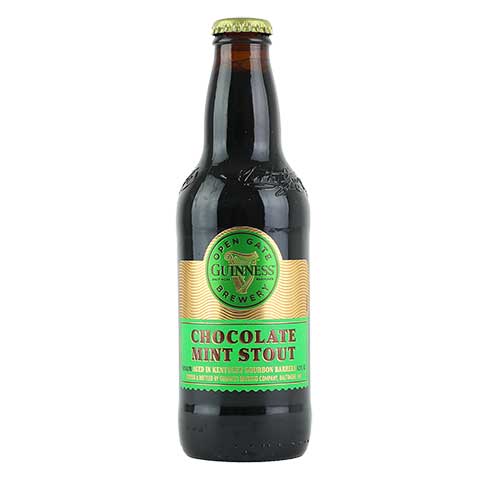 Guinness Chocolate Mint Stout Aged in Kentucky Bourbon Barrels