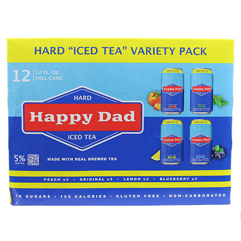 Happy Dad Half & Half Hard Iced Tea Variety - 12 Pack - Beer Shop Store