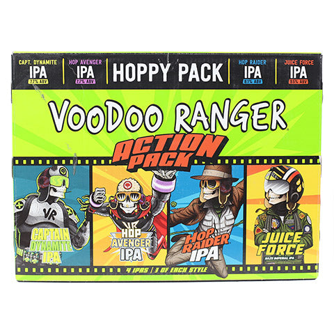 New Belgium Voodoo Ranger Action Pack Variety 12-Pack - Beer Shop Store